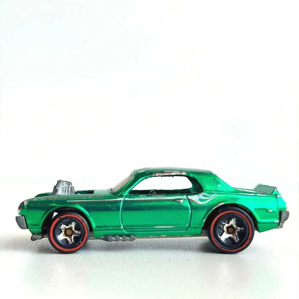 Vintage Hot Wheels 1967 Nitty Gritty Kitty Redline Car Green Rare Flames Custom‎
